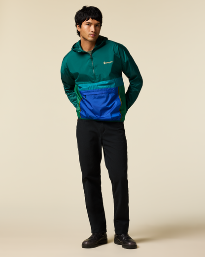 Teca Half-Zip Windbreaker - Men's - Eat More Veggies - US 1218