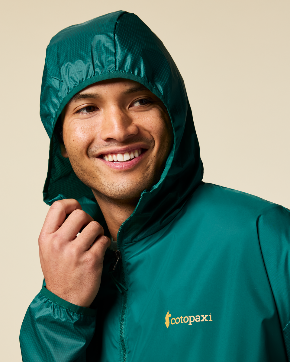 Teca Half-Zip Windbreaker - Men's - Eat More Veggies - US 1218