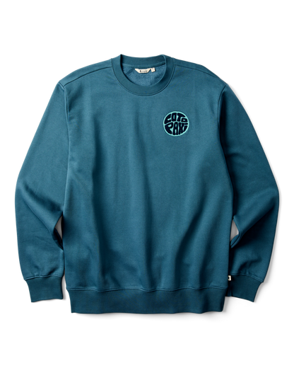 Trail To Sea Crew Sweatshirt - Men's - Ocean - US 8174