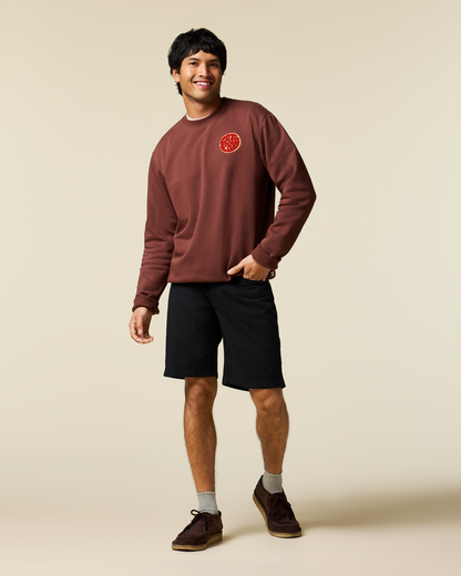 Trail To Sea Crew Sweatshirt - Men's - Sepia - US 8739