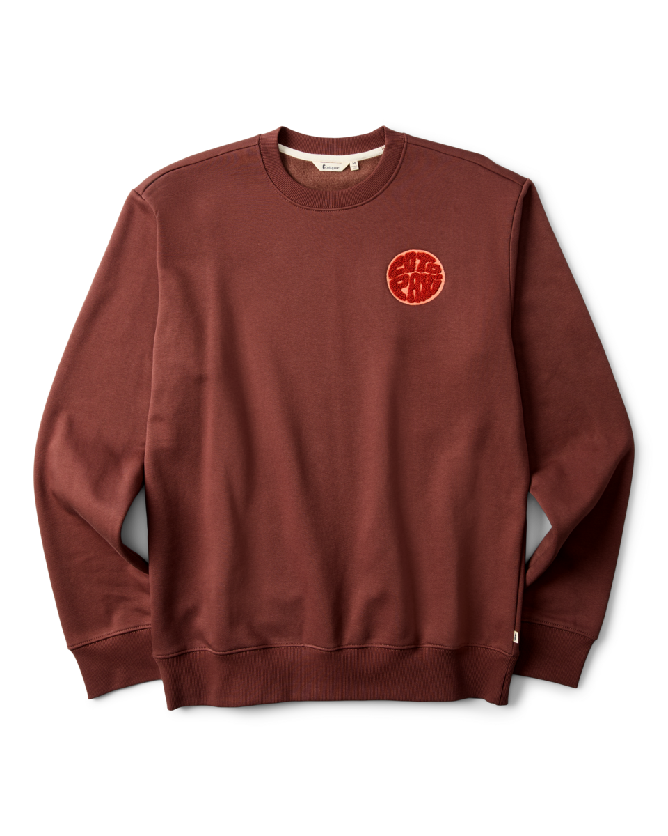 Trail To Sea Crew Sweatshirt - Men's - Sepia - US 8739