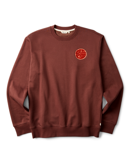 Trail To Sea Crew Sweatshirt - Men's - Sepia - US 8739