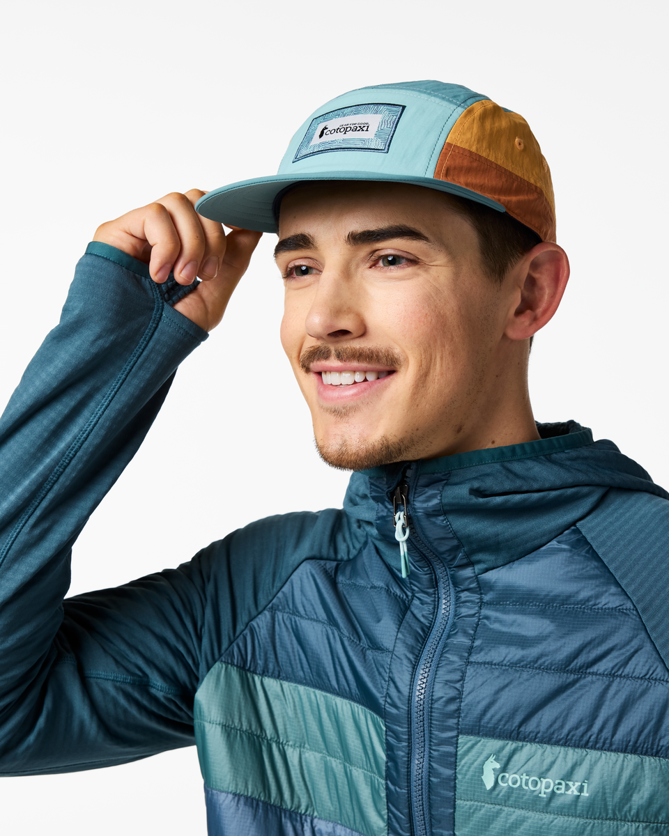 Zen Garden Tech 5-Panel Hat - Tide Pool/Everglade - US 1361