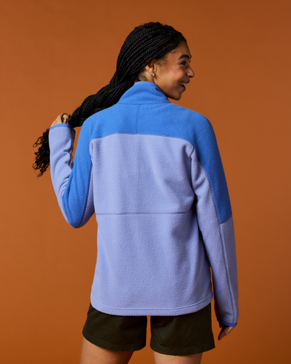 Abrazo Fleece Full-Zip Jacket - Women's - Azure/Aster - US 6116