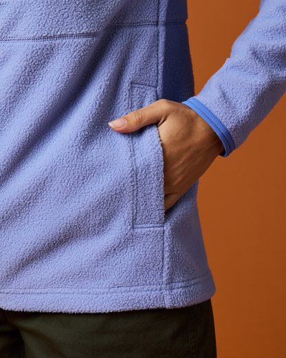 Abrazo Fleece Full-Zip Jacket - Women's - Azure/Aster - US 6116