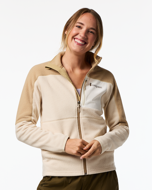 Abrazo Fleece Full-Zip Jacket - Women's - Khaki/Cream - US 6461