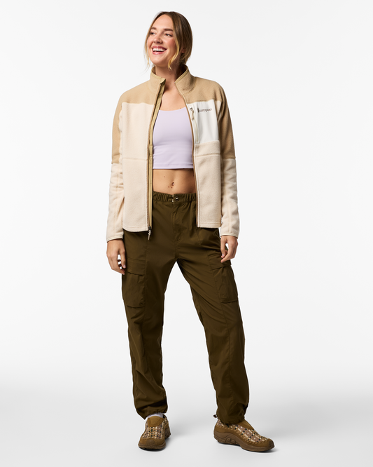 Abrazo Fleece Full-Zip Jacket - Women's - Khaki/Cream - US 6461
