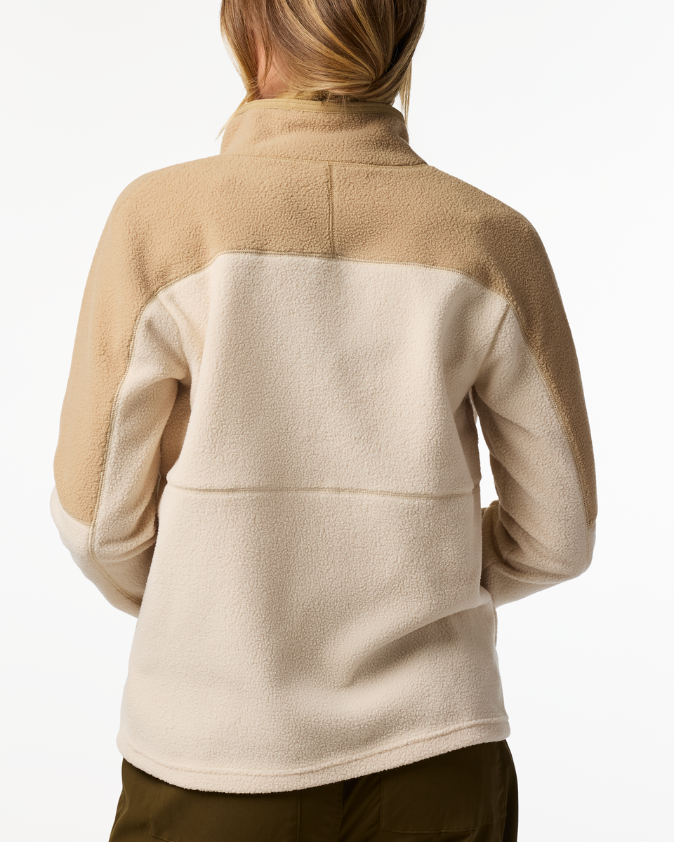 Abrazo Fleece Full-Zip Jacket - Women's - Khaki/Cream - US 6461