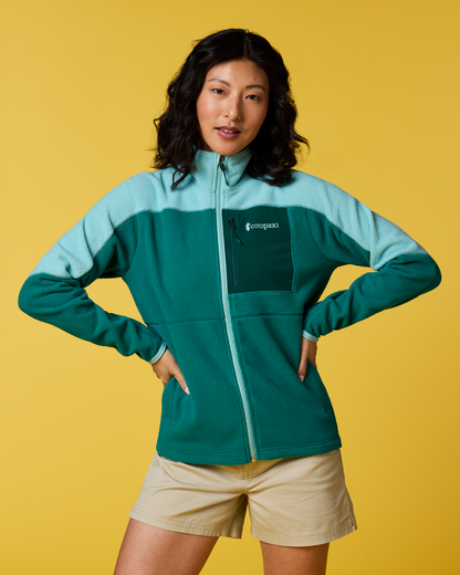 Abrazo Fleece Full-Zip Jacket - Women's - Tide Pool/Malachite - US 4813