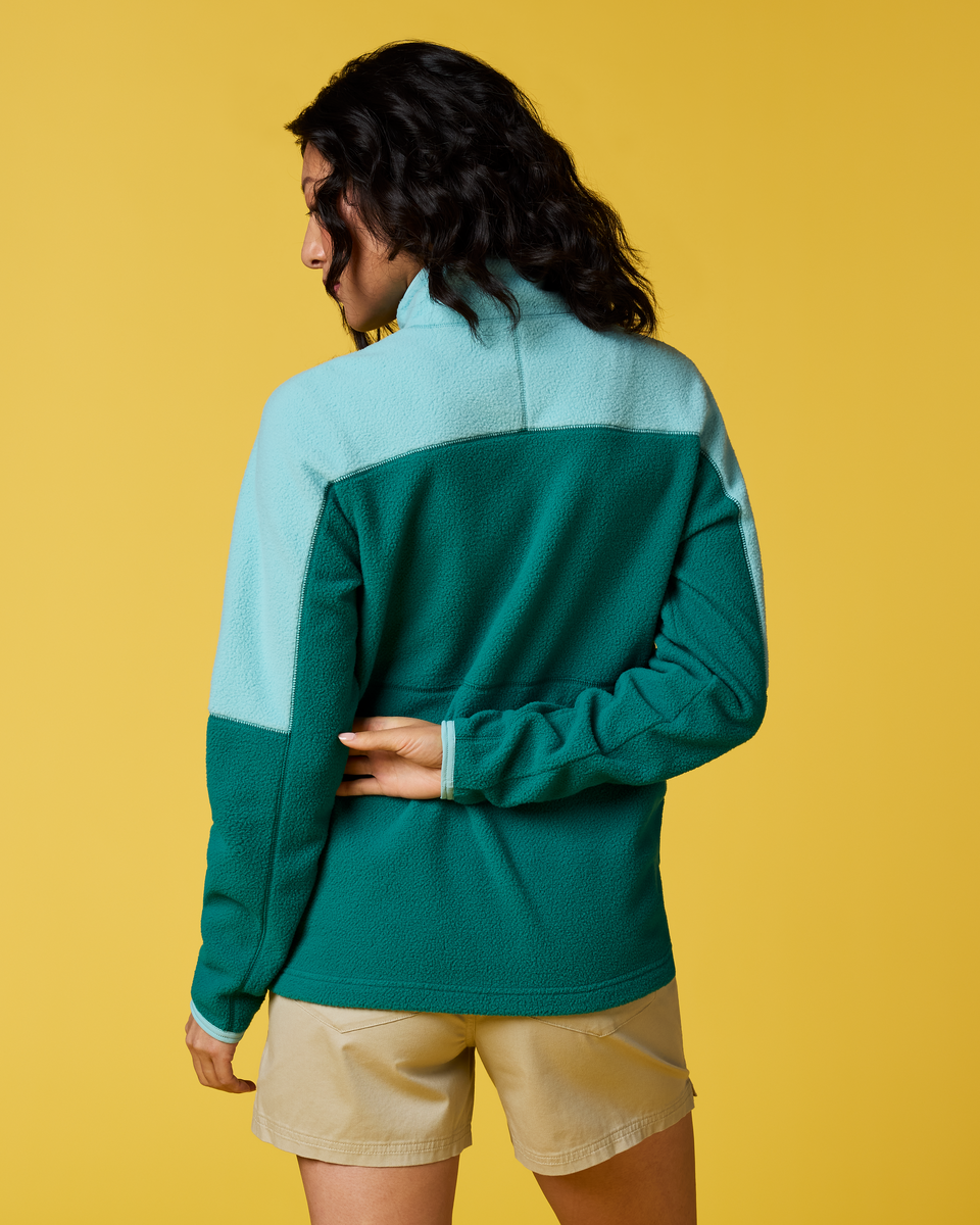 Abrazo Fleece Full-Zip Jacket - Women's - Tide Pool/Malachite - US 4813