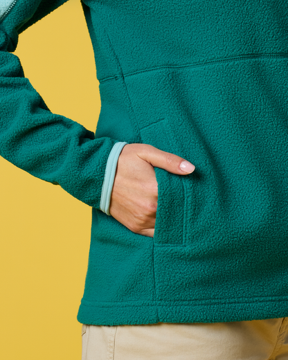 Abrazo Fleece Full-Zip Jacket - Women's - Tide Pool/Malachite - US 4813