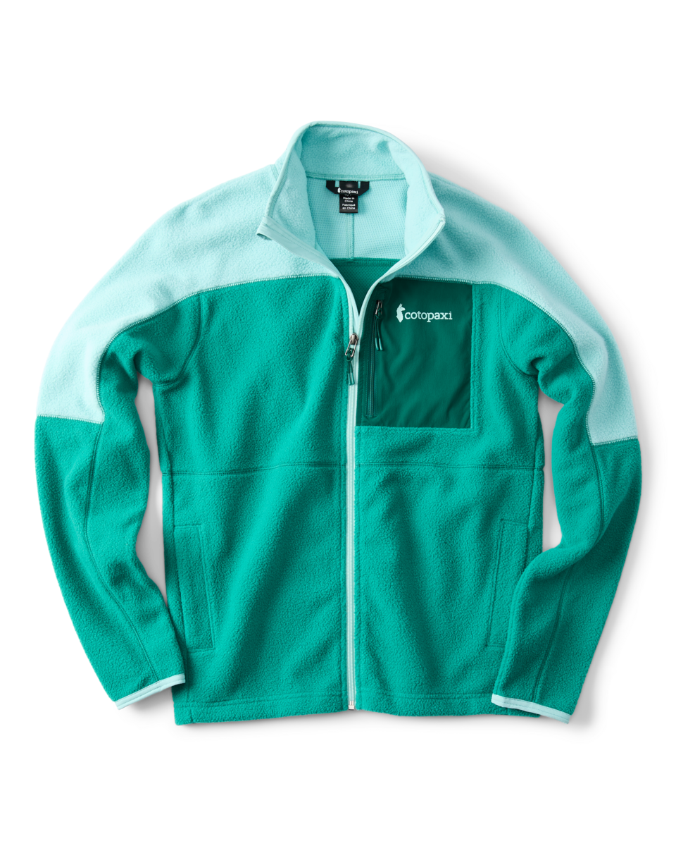 Abrazo Fleece Full-Zip Jacket - Women's - Tide Pool/Malachite - US 4813