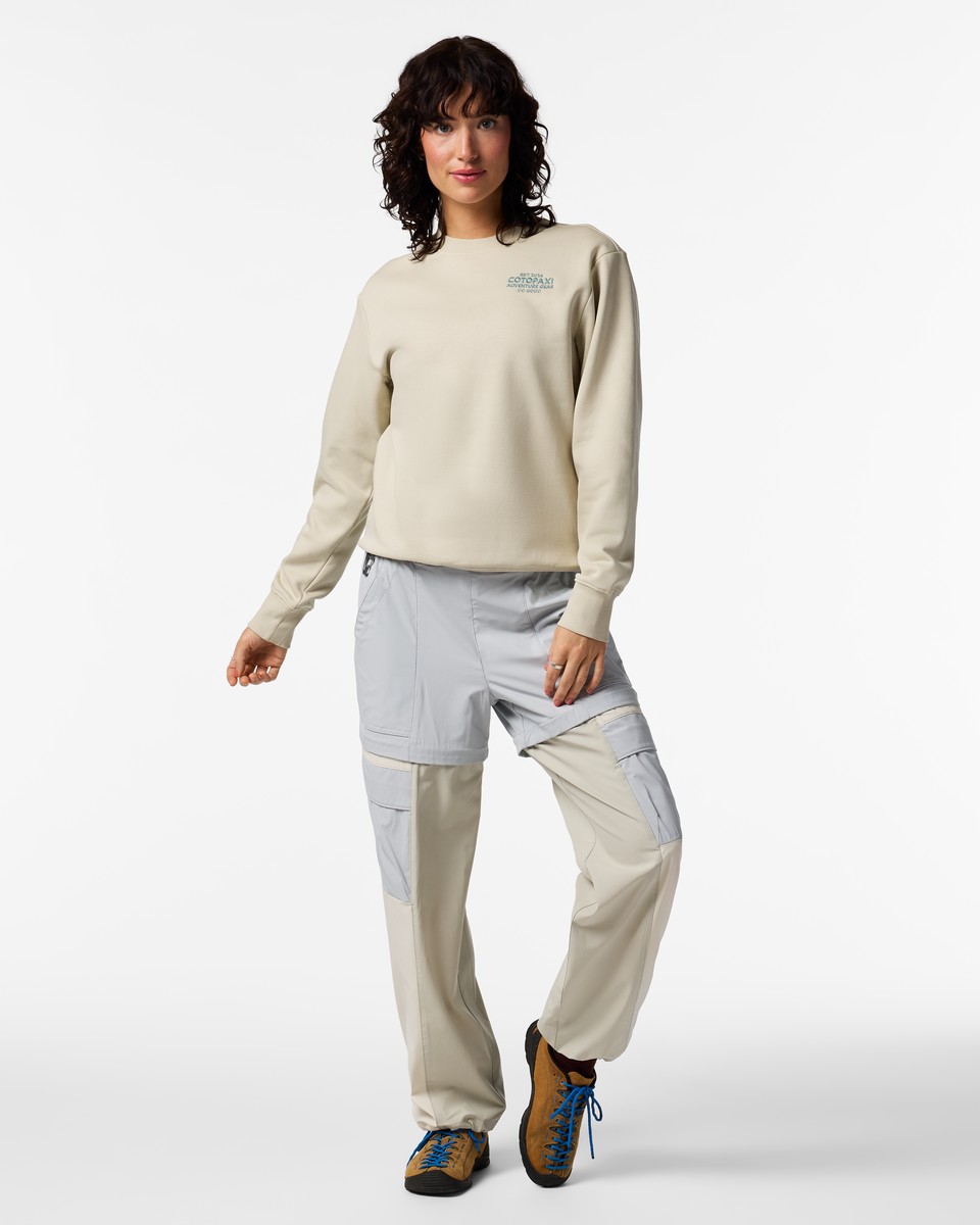 Adventure Gear Crew Sweatshirt - Women's - Mineral - US 7522