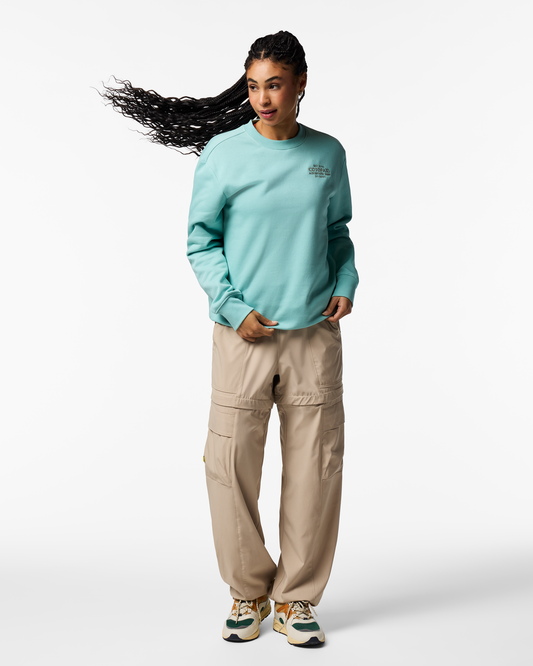 Adventure Gear Crew Sweatshirt - Women's - Tide Pool - US 5378