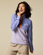 Amado Fleece Pullover - Women's - Aster/Moonbeam - US 4657