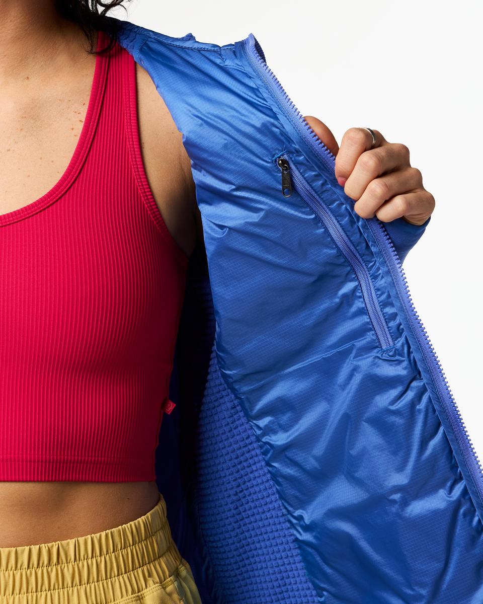Capa Hybrid Insulated Hooded Jacket - Women's - Azure/Moonbeam - US 4587