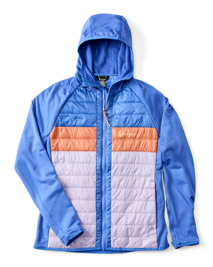 Capa Hybrid Insulated Hooded Jacket - Women's - Azure/Moonbeam - US 4587