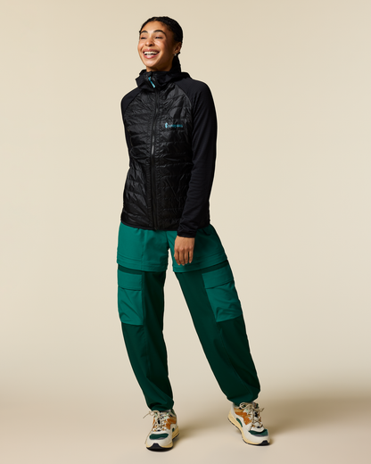 Capa Hybrid Insulated Hooded Jacket - Women's - Cotopaxi Black - US 8290