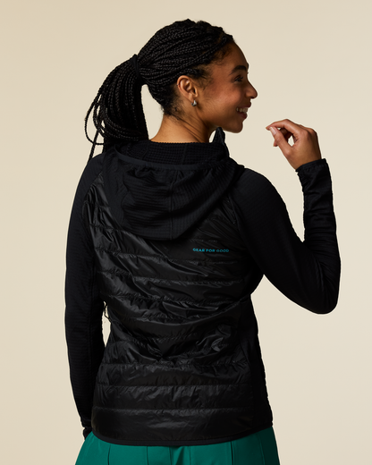 Capa Hybrid Insulated Hooded Jacket - Women's - Cotopaxi Black - US 8290