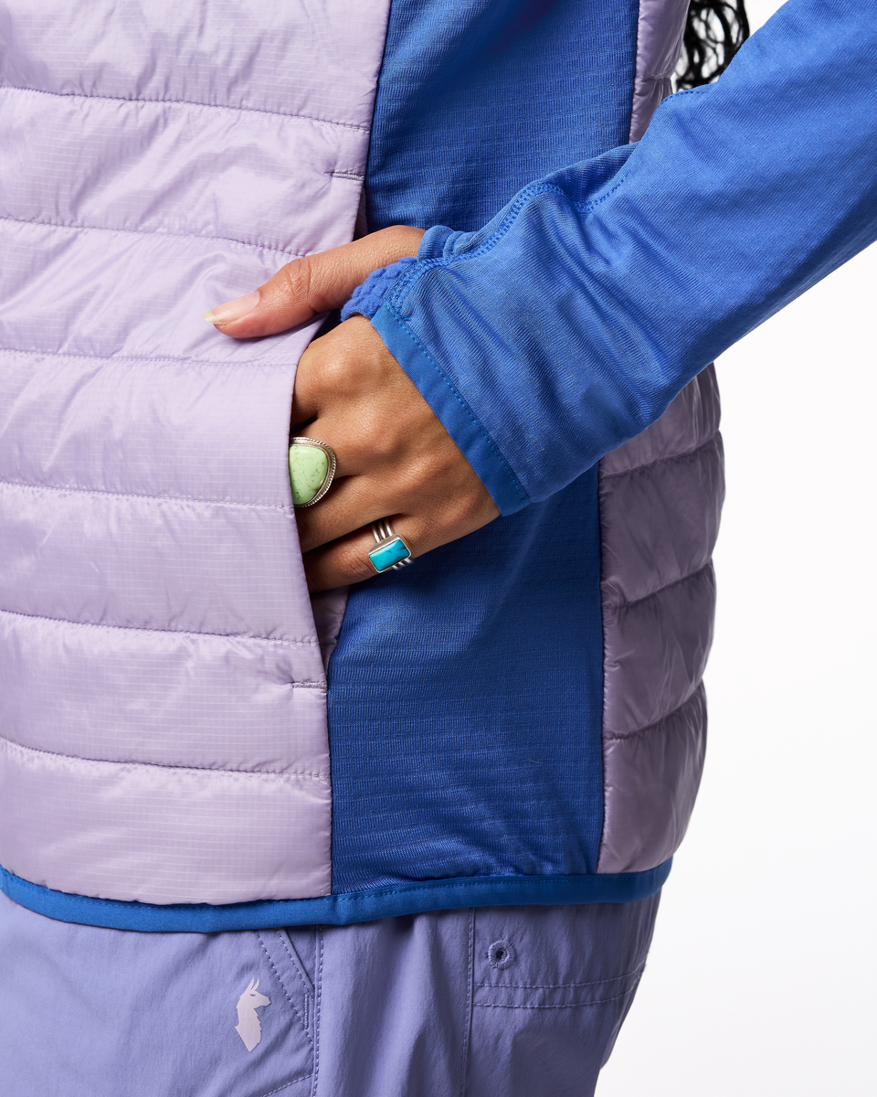 Capa Hybrid Insulated Jacket - Women's - Azure/Moonbeam - US 4011