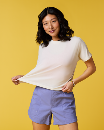 Empaca Boxy T-Shirt - Women's - Aster - US 9694
