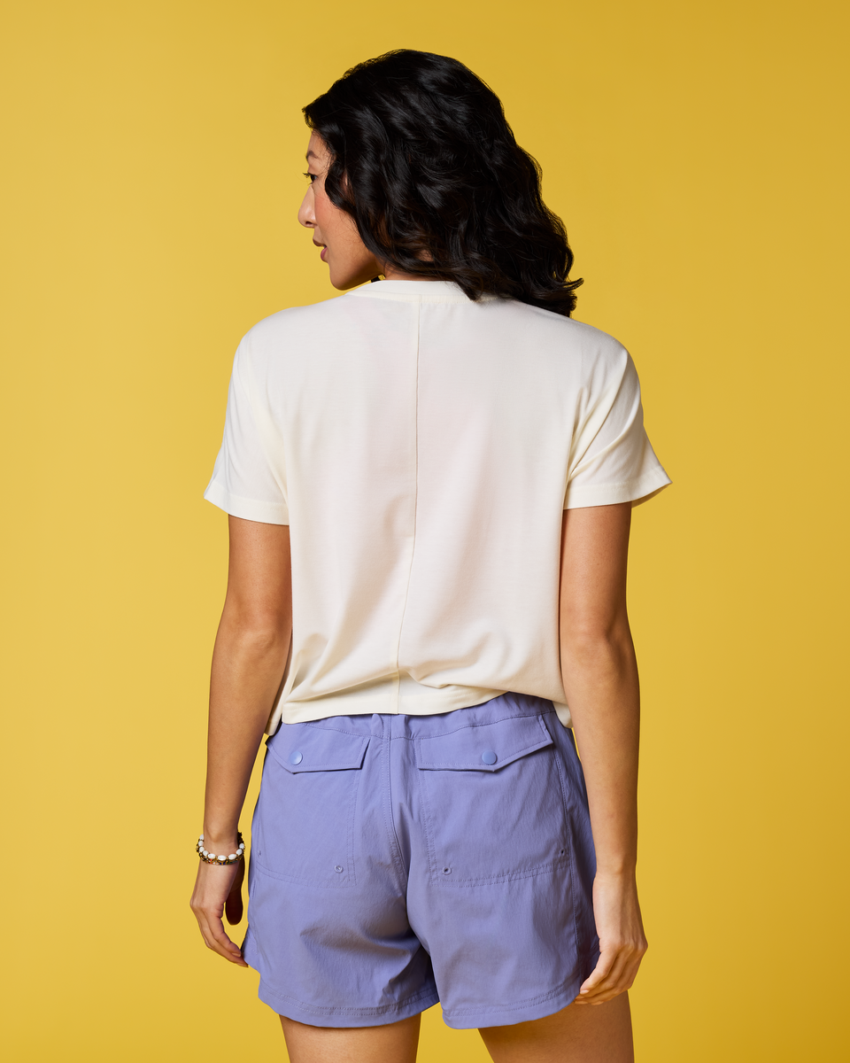 Empaca Boxy T-Shirt - Women's - Aster - US 9694