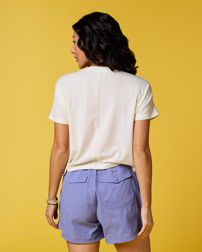 Empaca Boxy T-Shirt - Women's - Aster - US 9694