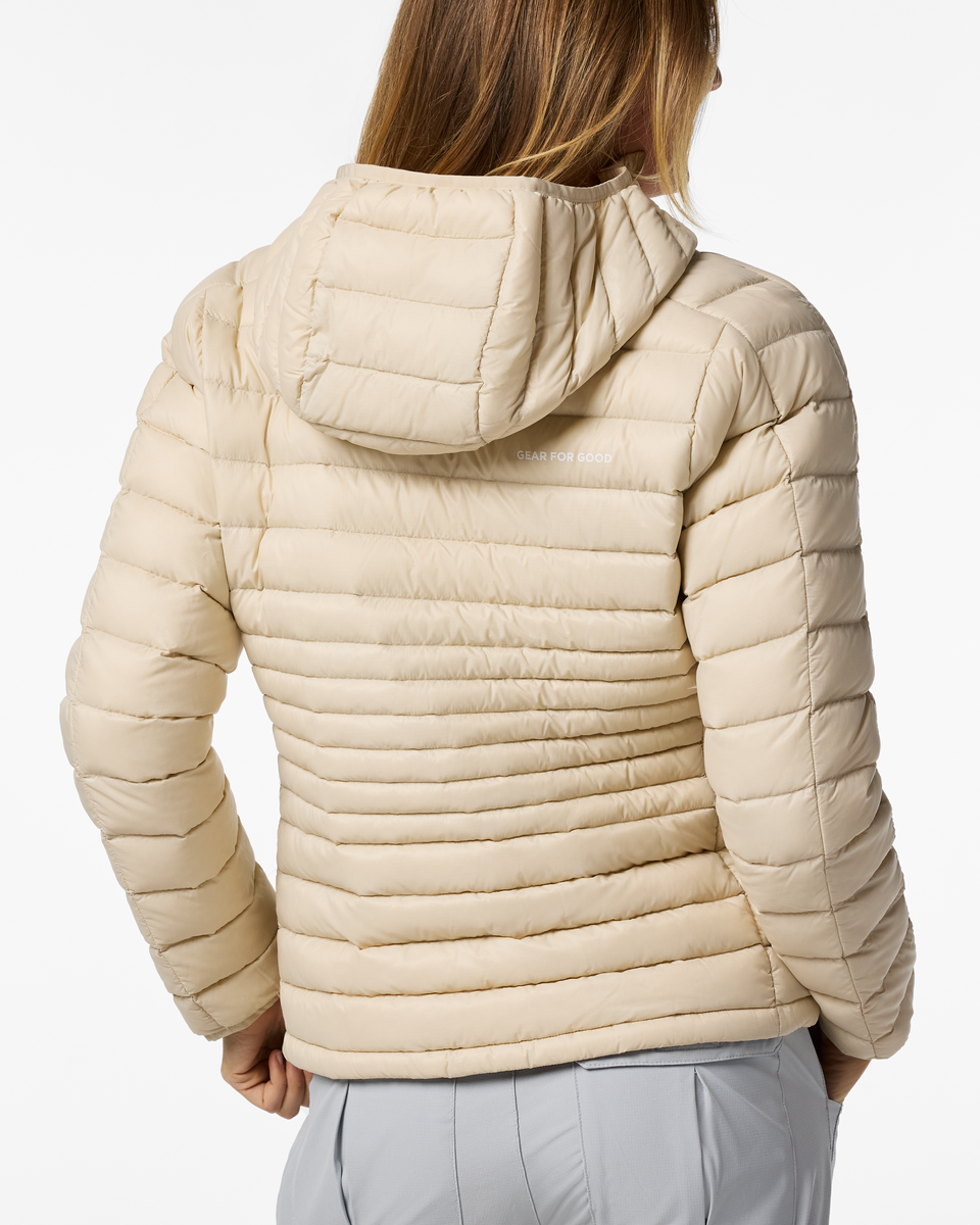 Fuego Down Hooded Jacket - Women's - Cotopaxi Cream - US 7472