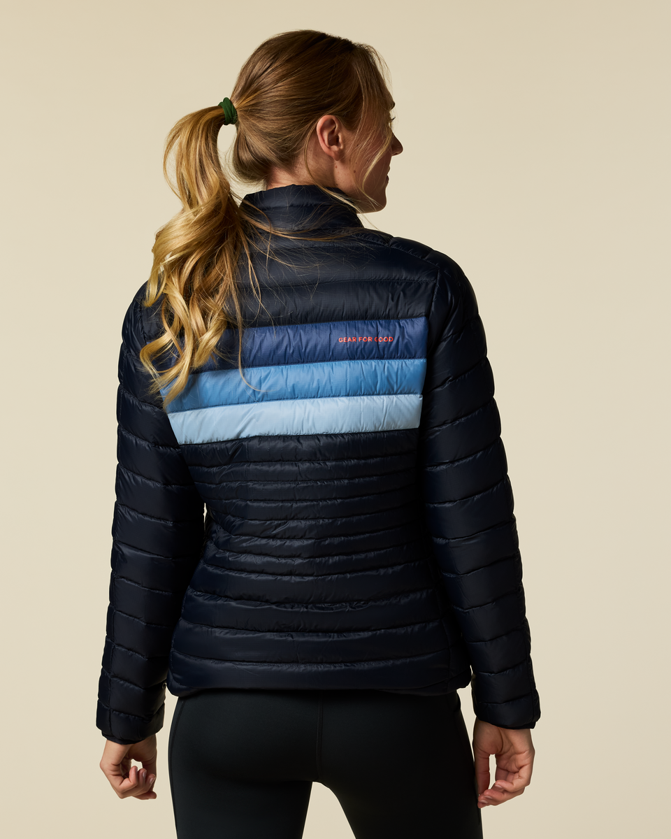 Fuego Down Jacket - Women's - Carbon Stripes - US 3773
