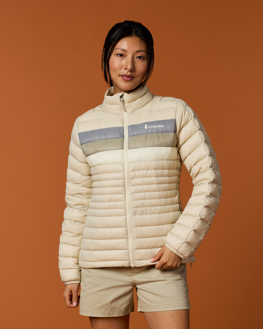 Fuego Down Jacket - Women's - Cream Stripes - US 8505
