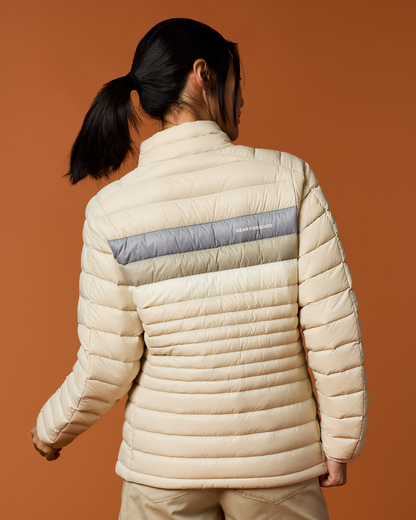 Fuego Down Jacket - Women's - Cream Stripes - US 8505