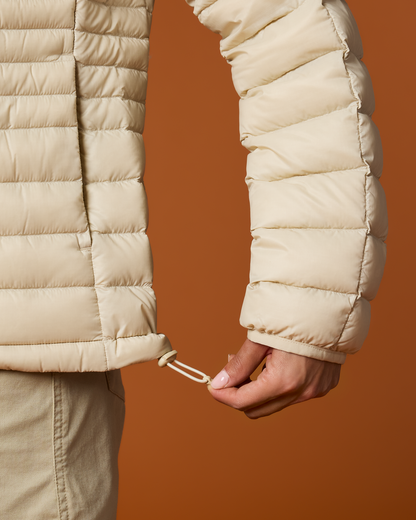 Fuego Down Jacket - Women's - Cream Stripes - US 8505