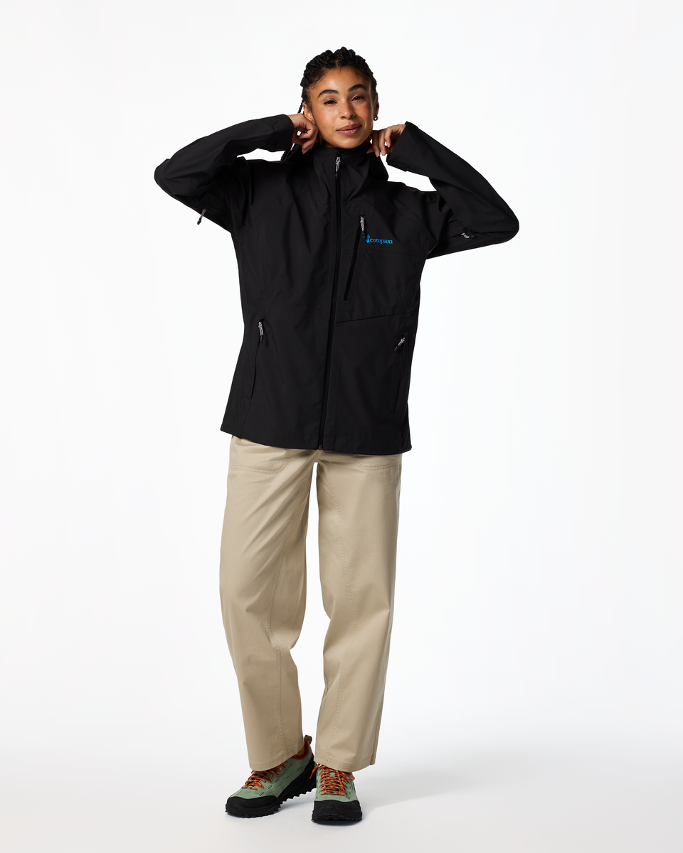Impermeo 3L Hooded Shell Jacket - Women's - Cotopaxi Black - US 7409