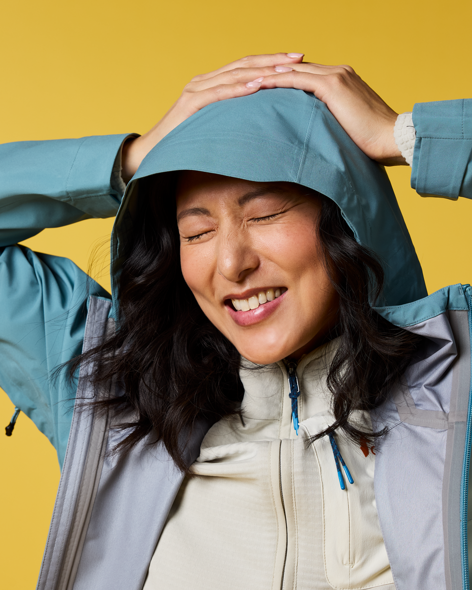 Impermeo 3L Hooded Shell Jacket - Women's - Everglade/Tide Pool - US 7302