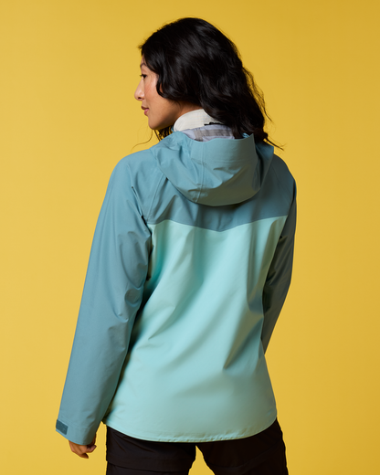 Impermeo 3L Hooded Shell Jacket - Women's - Everglade/Tide Pool - US 7302