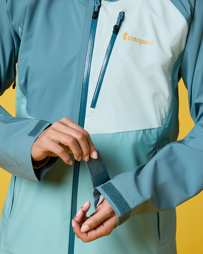 Impermeo 3L Hooded Shell Jacket - Women's - Everglade/Tide Pool - US 7302