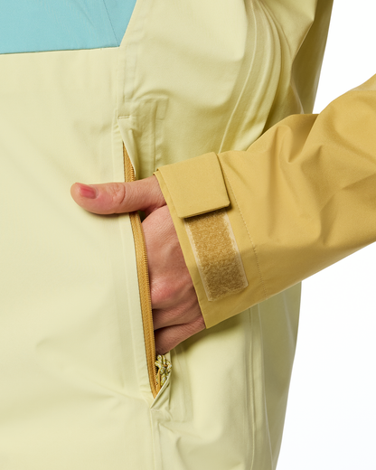 Impermeo 3L Hooded Shell Jacket - Women's - Husk/Honeydew - US 1925