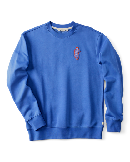 Lava Llama Crew Sweatshirt - Women's - Azure - US 6276