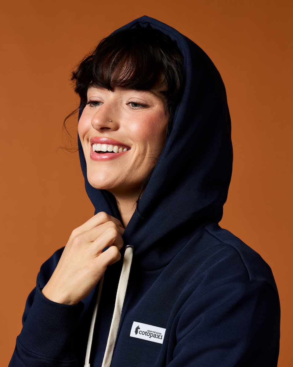 Llama Patch Pullover Hoodie - Women's - Maritime - US 1637