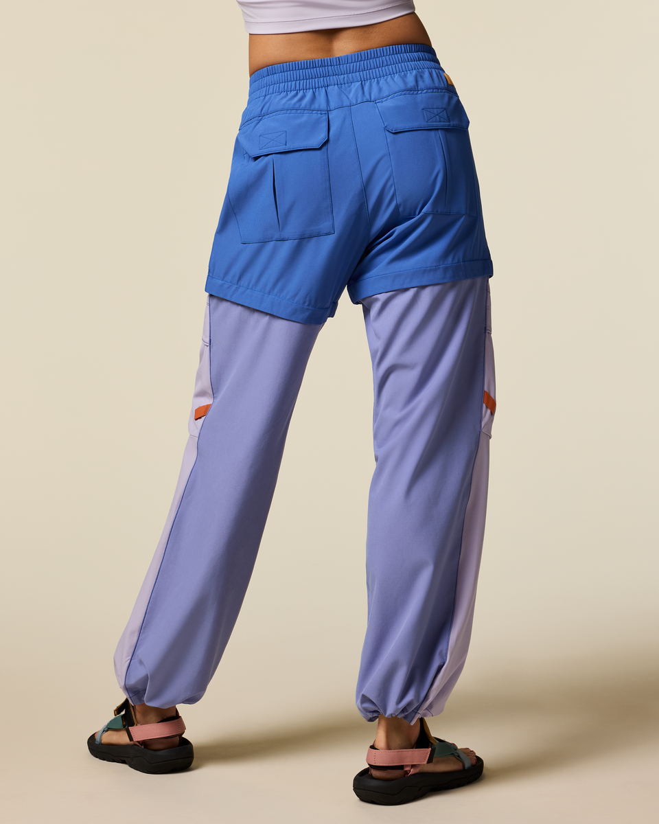 Losdos Zip-Off Pant - Women's - Azure/Aster - US 6148