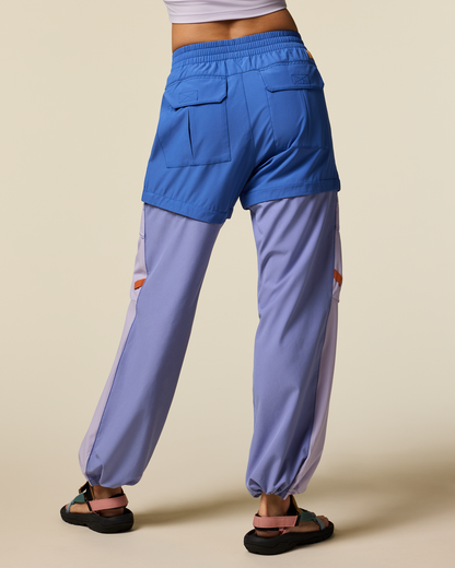 Losdos Zip-Off Pant - Women's - Azure/Aster - US 6148