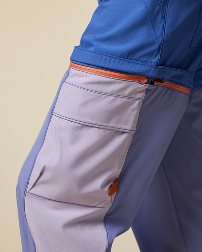 Losdos Zip-Off Pant - Women's - Azure/Aster - US 6148