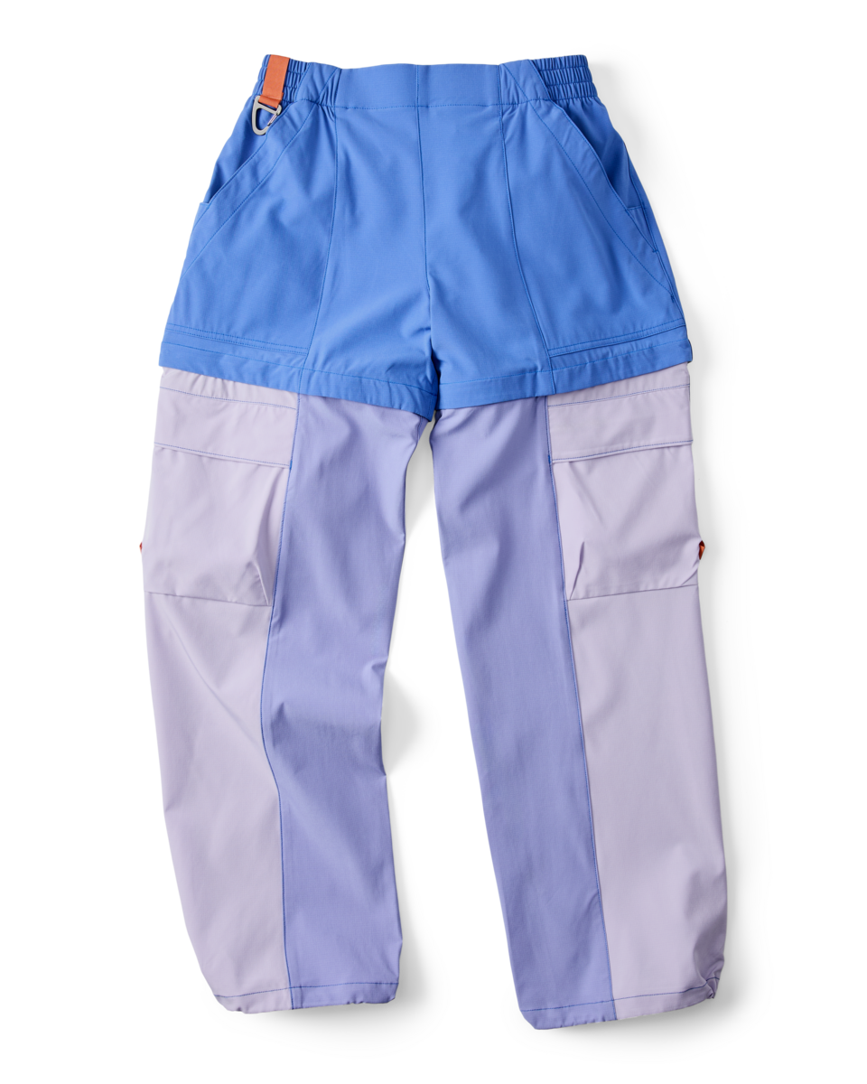 Losdos Zip-Off Pant - Women's - Azure/Aster - US 6148