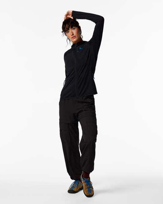 Otero Fleece Full-Zip Hooded Jacket - Women's - Cotopaxi Black - US 6102