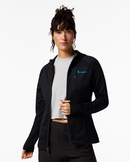 Otero Fleece Full-Zip Hooded Jacket - Women's - Cotopaxi Black - US 6102