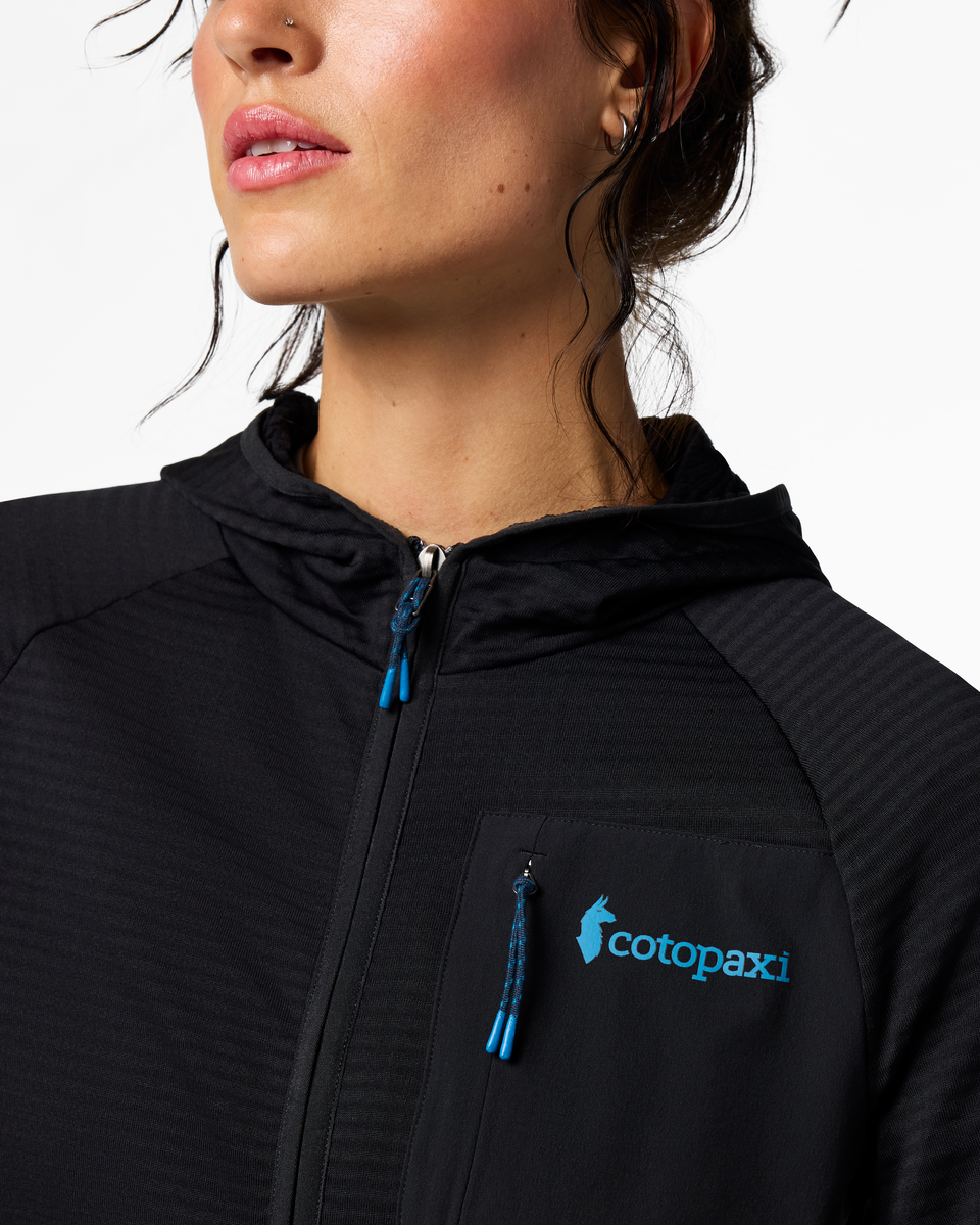 Otero Fleece Full-Zip Hooded Jacket - Women's - Cotopaxi Black - US 6102