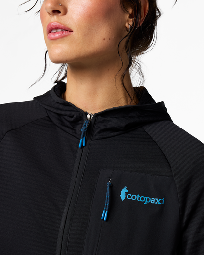 Otero Fleece Full-Zip Hooded Jacket - Women's - Cotopaxi Black - US 6102