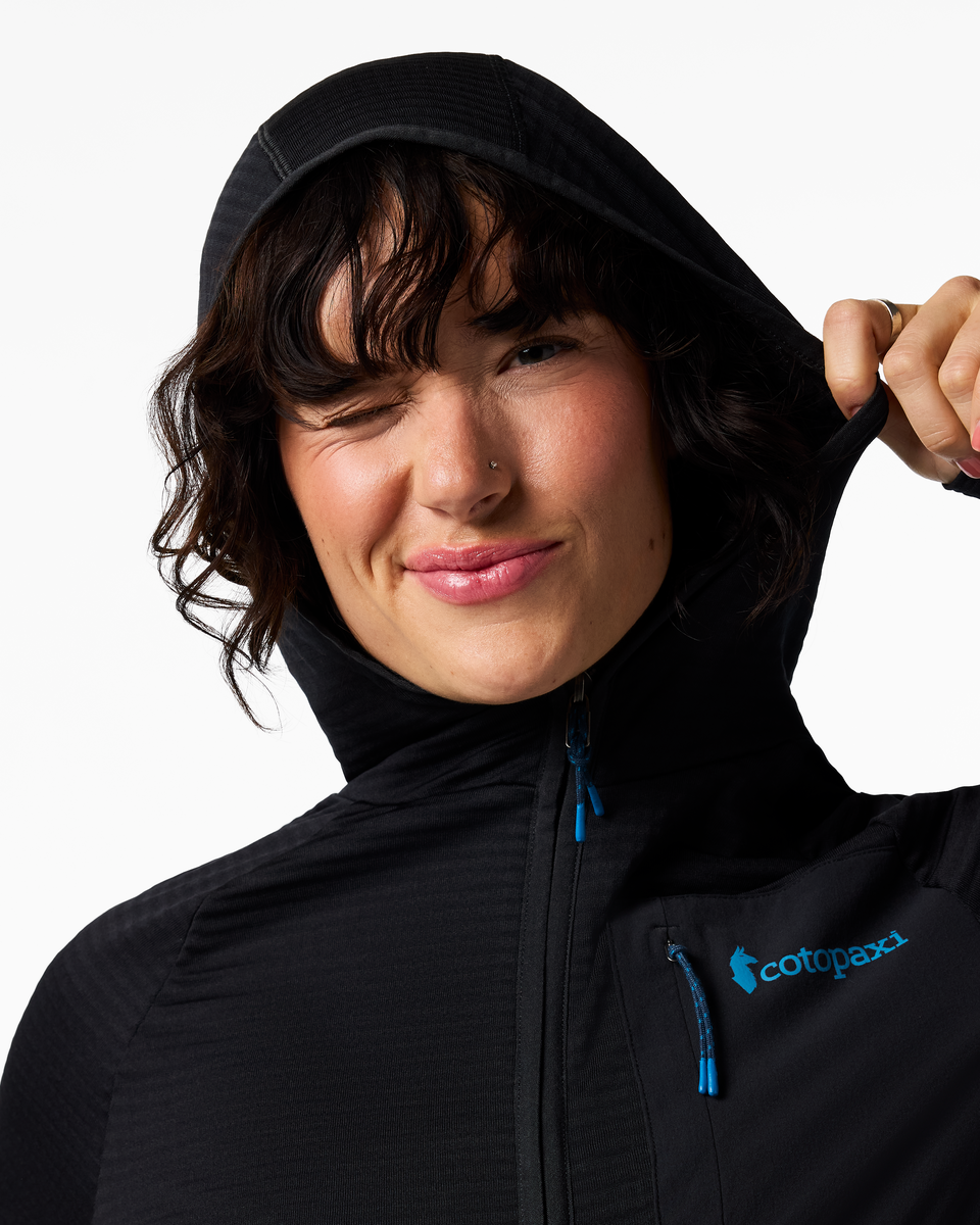 Otero Fleece Full-Zip Hooded Jacket - Women's - Cotopaxi Black - US 6102