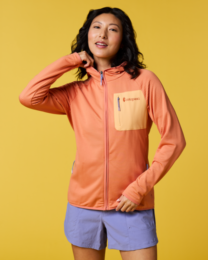 Otero Fleece Full-Zip Hooded Jacket - Women's - Grapefruit - US 9650