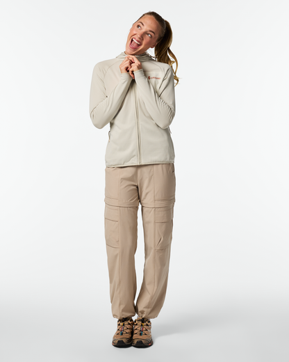 Otero Fleece Full-Zip Hooded Jacket - Women's - Mineral - US 7051